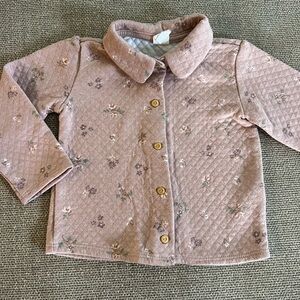 H&M Floral Quilted Jacket